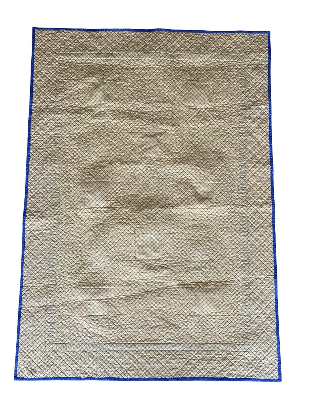 Handmade Baby Quilt Teddy Bear Star Pockets Quilt 53.5x38” Whimsy Nursery OOAK - Picture 6 of 9